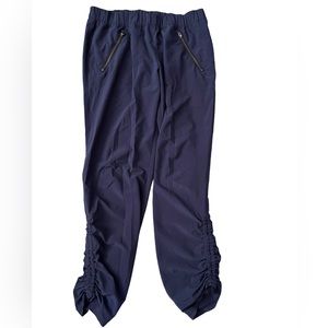 Athleta blue slouch pants size 4